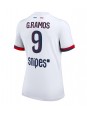 Billige Paris Saint-Germain Goncalo Ramos #9 Bortedrakt Dame 2025-26 Kortermet